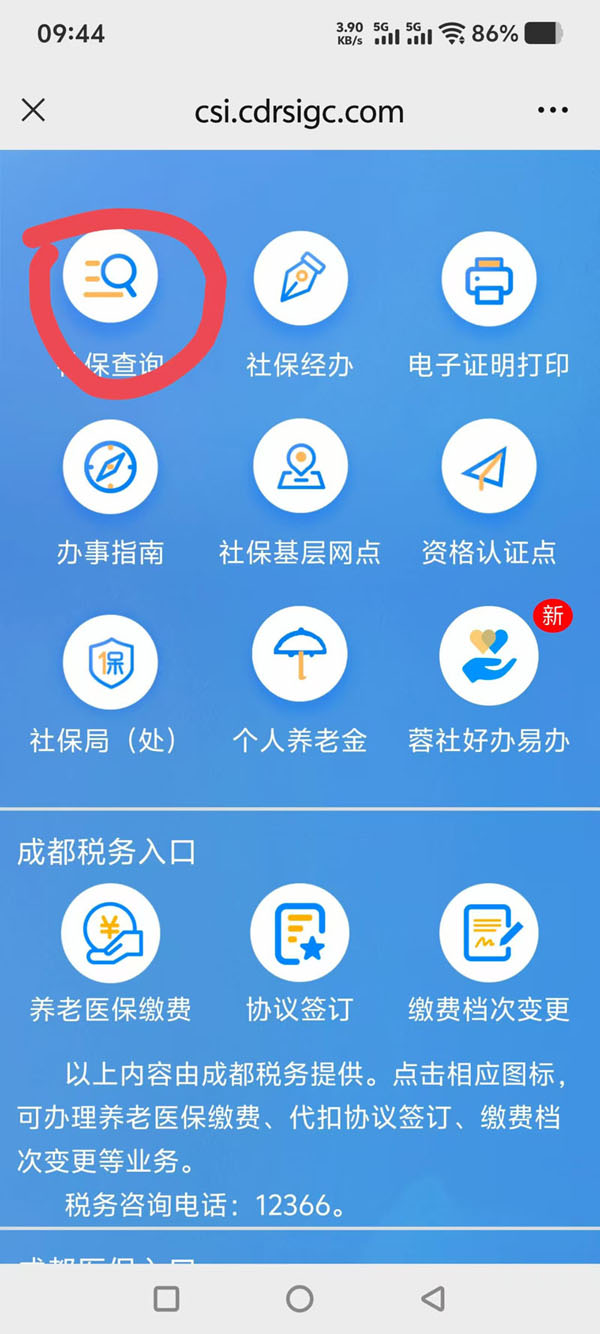 成都社保个人查询2